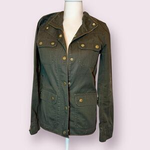 J. Crew Field Utility Jacket Army Olive Green Size XS